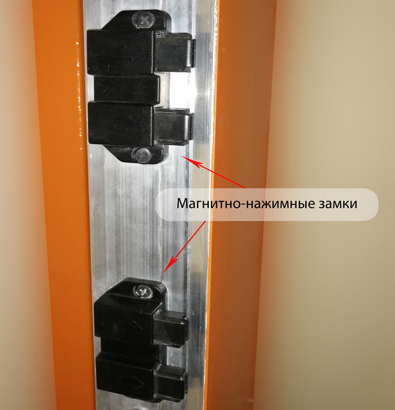 Скала 800*1200, Магнитно-нажимные замки (2 шт)