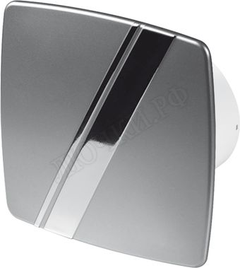 Вытяжной вентилятор Awenta System+, Silent, 100 KWS100M, Linea, PLS100, Серебро (сатин), пластик Вытяжной вентилятор Awenta System+, Silent, 100 KWS100M, Linea, PLS100, Серебро (сатин), пластик