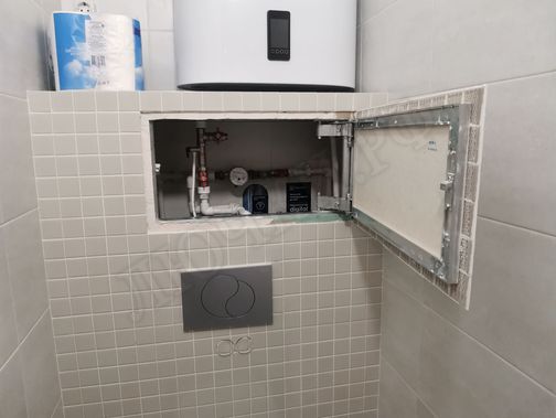 Люк под плитку Нажимной Секрет-Лайт 500*400 Люк под плитку Нажимной Секрет-Лайт 500*400