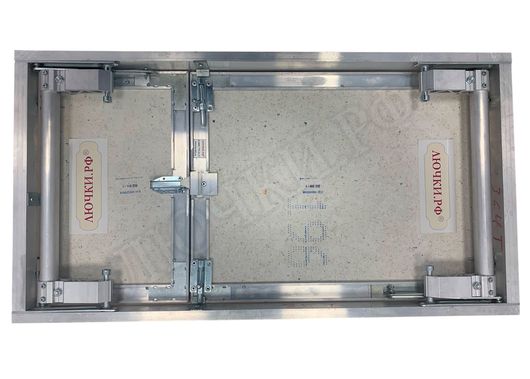 Люк под плитку Нажимной Секрет-Лайт 2 створки 950*400 Люк под плитку Нажимной Секрет-Лайт 2 створки 950*400