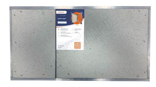 Люк под плитку Нажимной Секрет-Лайт 2 створки 950*400 Люк под плитку Нажимной Секрет-Лайт 2 створки 950*400