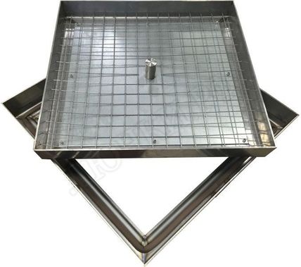 Напольный люк из нержавеющей стали AISI 304 Напольный люк из нержавеющей стали AISI 304