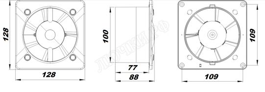 Вытяжной вентилятор Awenta System+, Silent, 100, KWS100W Вытяжной вентилятор Awenta System+, Silent, 100, KWS100W