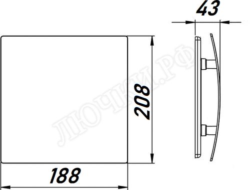 Вытяжной вентилятор Awenta System+, Silent, 125, KWS125M, PET125, Серебро (сатин), пластик Вытяжной вентилятор Awenta System+, Silent, 125, KWS125M, PET125, Серебро (сатин), пластик