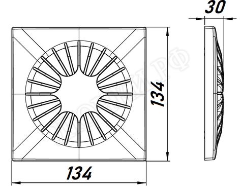 Вытяжной вентилятор Awenta System+, Silent, 100, KWS100, POSA100, Серебро (сатин), пластик Вытяжной вентилятор Awenta System+, Silent, 100, KWS100, POSA100, Серебро (сатин), пластик