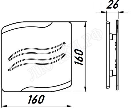Вытяжной вентилятор Awenta System+, Silent, 100, KWS100, PSS100, Серебро (сатин), пластик Вытяжной вентилятор Awenta System+, Silent, 100, KWS100, PSS100, Серебро (сатин), пластик
