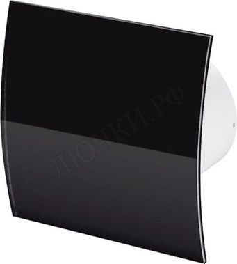 Вытяжной вентилятор Awenta System+, Silent, 100 KWS100, Escudo, PECB100P, Чёрный глянцевый, пластик Вытяжной вентилятор Awenta System+, Silent, 100 KWS100, Escudo, PECB100P, Чёрный глянцевый, пластик